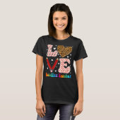 Leider Lopard Pset Red Valen T-shirt (Voorkant volledig)