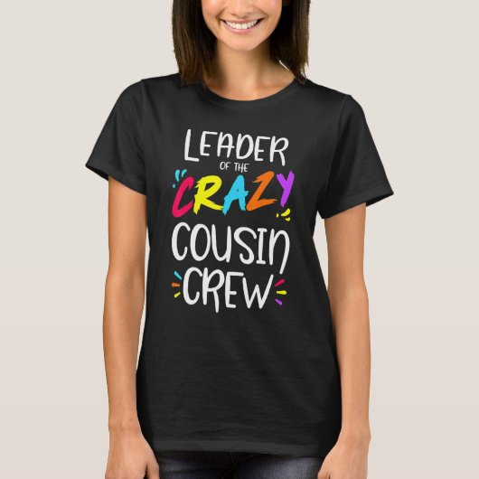 Leider van de Crazy Cousin T-shirt (Voorkant)