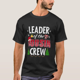 Leider van de kerst-kerstkerstkerstbeker met de ne t-shirt
