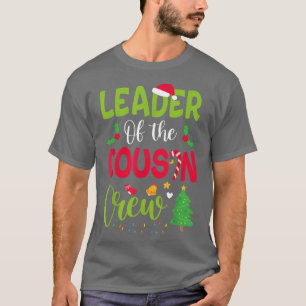 Leider van de kerstfamilie met de neef-bemanning t-shirt