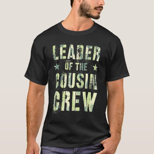 Leider van de neef-crew camo Summer Vacation Ca T-shirt (Voorkant)