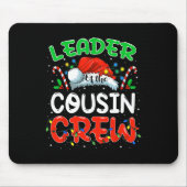 Leider van de neef-kerstfamilie met bemanning muismat (Voorkant)