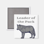 Leider van de Pack Wolf Magneet (Voorkant / Achterkant)