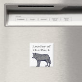 Leider van de Pack Wolf Magneet (Insitu (Vaatwasser))