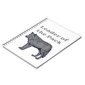 Leider van de Pack Wolf Notitieboek (Linkerzijde)