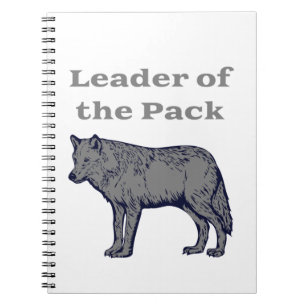Leider van de Pack Wolf Notitieboek