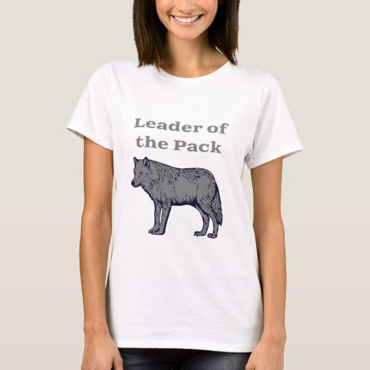 Leider van de Pack Wolf T-shirt (Voorkant)