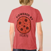 Leider van de Snack Squad - Aangedreven door trakt Tri-Blend Shirt (Achterkant)