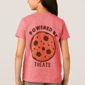 Leider van de Snack Squad - Aangedreven door trakt Tri-Blend Shirt (Achterkant)