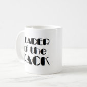 leider van de verpakking koffiemok (Voorkant links)
