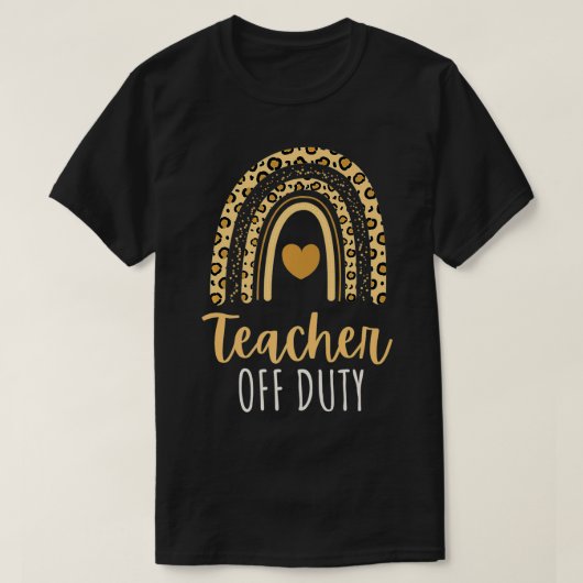 Leider van dienst op school Afgelopen dag van scho T-shirt (Design voorkant)
