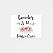 Leider van het neef-Shirt met neef-neusneef Post-it® Notes (Voorkant)