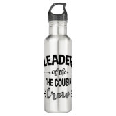 Leider van het neef-Shirt met neef-neusneef Waterfles (Voorkant)