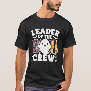 Leider van The Boo Crew Grappige Geest Halloween K T-shirt
