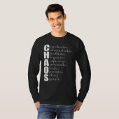 Leider voor beheerderstoezichthouder Chaos Coordin T-shirt (Voorkant volledig)