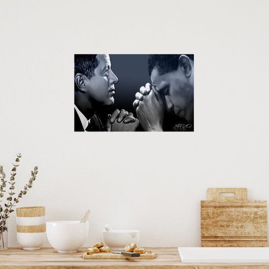 Leiders in de gebeden poster (Keuken)