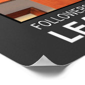 Leiders maken een nieuwe weg poster (Hoek)