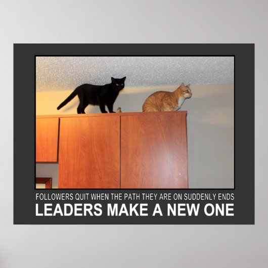 Leiders maken een nieuwe weg poster (Voorkant)