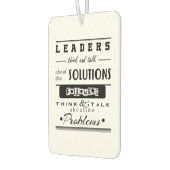 leiders motivatie citeren zwart - wit inspirerend luchtverfrisser (Links)