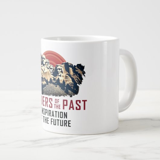 Leiders van het verleden grote koffiekop (Voorkant rechts)