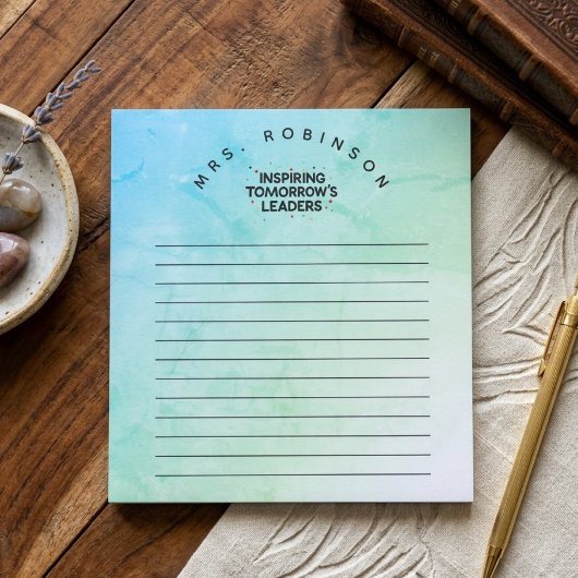 Leiders van Morgen Inspireren - Aangepaste naam le Notitieblok