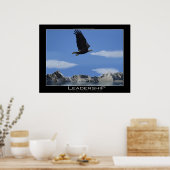 LEIDERSCHAP ~ Bald Eagle Motivatie Poster (Keuken)