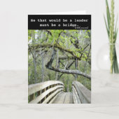 Leiderschap Bedankkaart (Voorkant)