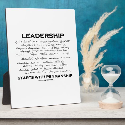 Leiderschap begint met boerenschap (handtekeningen fotoplaat (Zijkant)