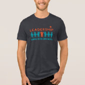 Leiderschap Begint Met Vertrouwen Tri-Blend Shirt (Voorkant)