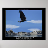 LEIDERSCHAP ~ Eagle Smaller Motivatie Poster (Voorkant)