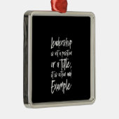 leiderschap is een voorbeeld metalen ornament (Rechts)