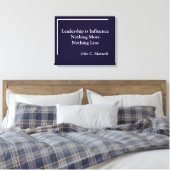 Leiderschap is invloed op minimalistisch canvas (Insitu (Slaapkamer))