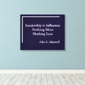 Leiderschap is invloed op minimalistisch canvas (Insitu (Houten vloer))