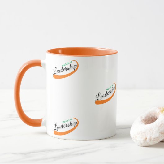 Leiderschap (Mark 10:42) Mok & Cup (Met donut)