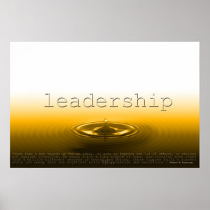 Leiderschap Poster