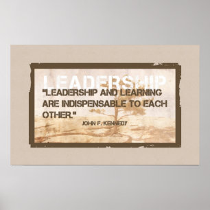 Leiderschap Poster - Kennedy Quote
