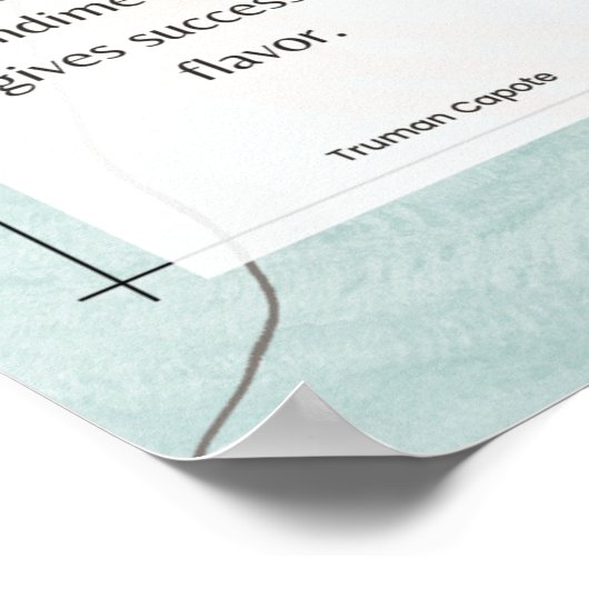 Leiderschap Posters - Truman Capote Quote (Hoek)