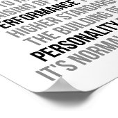 Leiderschap tilt een persoonlijke visie op poster (Hoek)