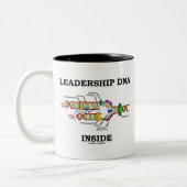 LeiderschapDNA Inside (DNA-replicatie) Tweekleurige Koffiemok (Links)