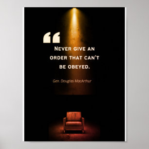 Leiderschaps-Posters - Douglas MacArthur Poster