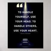 Leiderschapscampagnes - Elanor Roosevelt Quote Poster (Voorkant)