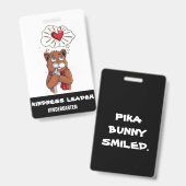 Leiderschapsknopen voor Vriendelijkheid Badge Kleu (Voor- en achterkant)