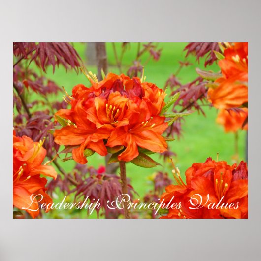 Leiderschapsprincipes Waarden kunst prints Kantoor (Voorkant)