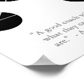 LEIDERSHIP-COACH - Motivatie verlichting afdrukken Poster (Hoek)