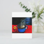 Leiding heet briefkaart (Staand voorkant)