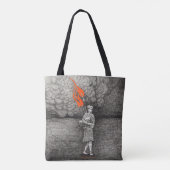Leiding heet tote bag (Achterkant)