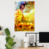 Leiding van het geloof (hij wil dat ik droom) poster (Thuiskantoor)