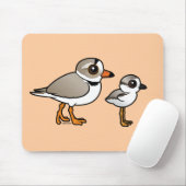 Leiding van het omvergooien met een kuiken muismat (Met muis)