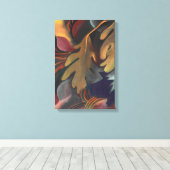 Leidingen onder water | Georgia O'Keeffe | Canvas Afdruk (Insitu (Houten vloer))