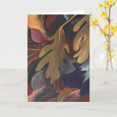 Leidingen onder water | Georgia O'Keeffe | Kaart (Gele Bloem)